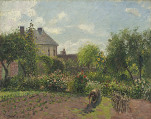 Camille Pissarro (French, 1830 - 1903 ), The Artist's Garden at Eragny, 1898, oil on canvas, Ailsa Mellon Bruce Collection