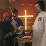 4117_D018_09780_RDirector Spike Lee, Topher Grace and Adam Driver on the set of Spike Lee’s BlacKkKlansman, a Focus Features release.Credit: David Lee / Focus Features