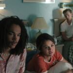(L to R) Luka Sabbat as "Zack", Selena Gomez as "Zoe" and Austin Butler as "Jack" in writer/director Jim Jarmusch's THE DEAD DON'T DIE, a Focus Features release. Credit : Frederick Elmes / Focus Features © 2019 Image Eleven Productions, Inc.