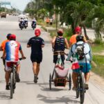 Jonas Deichmann_Triathlon around the world in triathlon disziplin over 120 ironman (456 km swimming / 21600 km cycling / 5040 km running)
Pics shooted in Mexico
..
Start Munich/ GER on Sep. 26th 2020