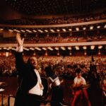 Pavarotti performs at the People's Assembly in Peking, China. (Photo by Vittoriano Rastelli/CORBIS/Corbis via Getty Images)