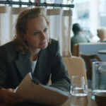 Samantha Morton as Zelda Perkins in She Said, directed by Maria Schrader.